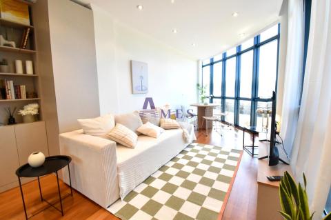 Salon comedor con vistas a la ria