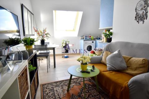 Salon comedor y cocina americana